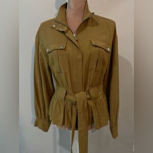 Nine West Utility Jacket with Belted Waist